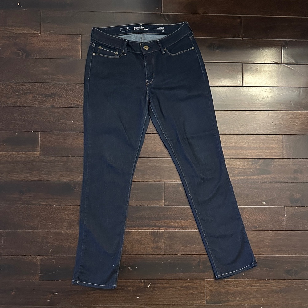 Levi's Women's Navy Straight Leg Jeans